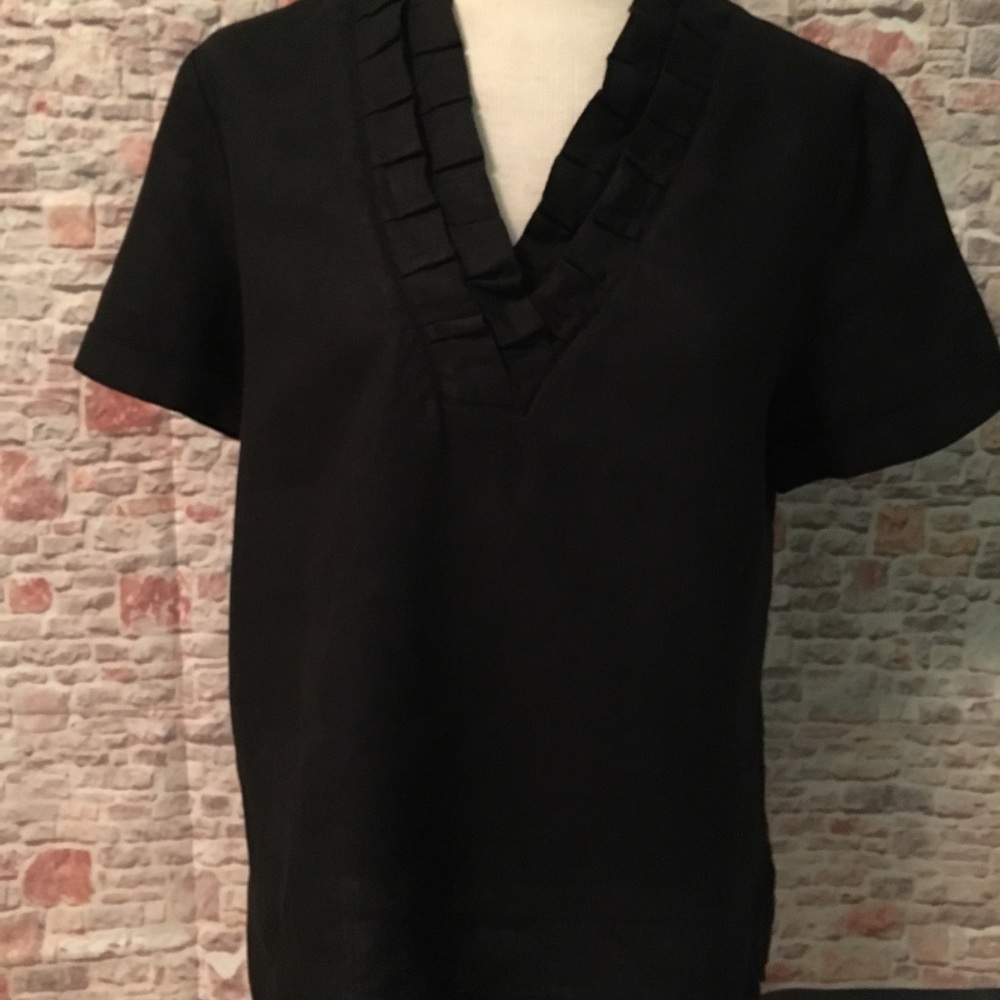 Talbots Pure Irish Linen Blouse